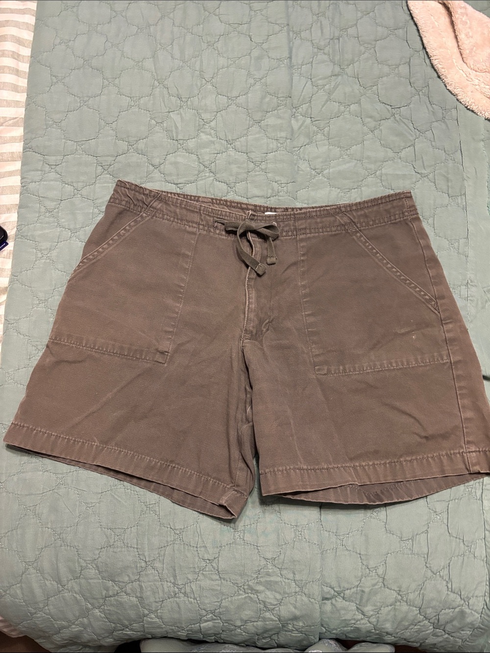 Old Navy Women's Army Green Drawstring Utility Shorts